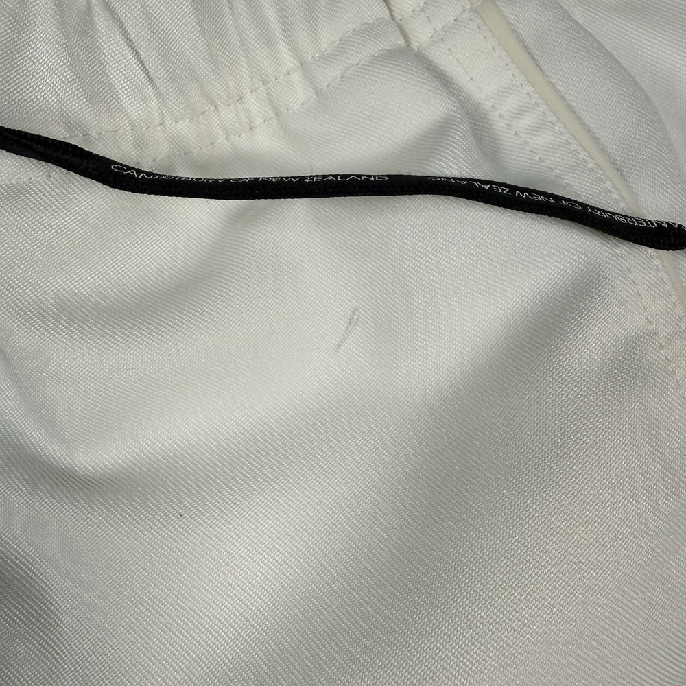 π Canterbury of New Zealand Mens Rugby Shorts White Size 40 Drawstring Athletic - Picture 7 of 8